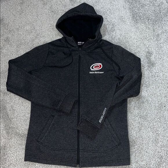 Bauer Other - Carolina Junior Hurricanes Team NHL Training Hooded hoodie sweatshirt Jacket M